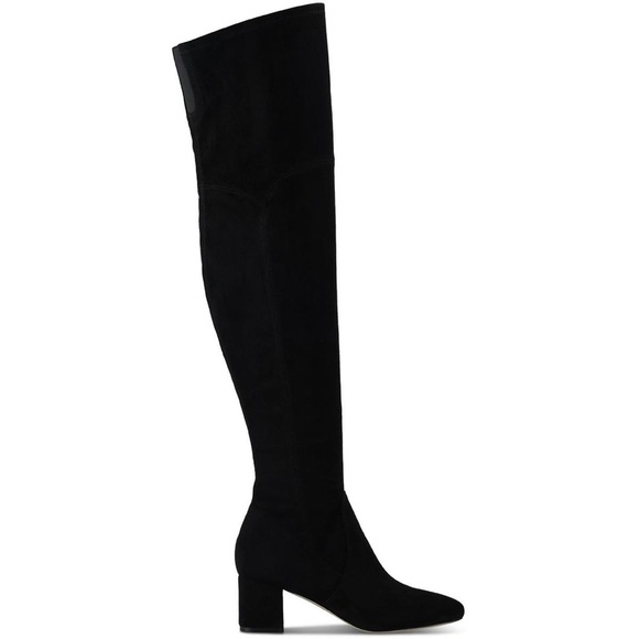 Marc Fisher Shoes - Marc Fisher Tall Black Suede Boots Size 7.5 NEW